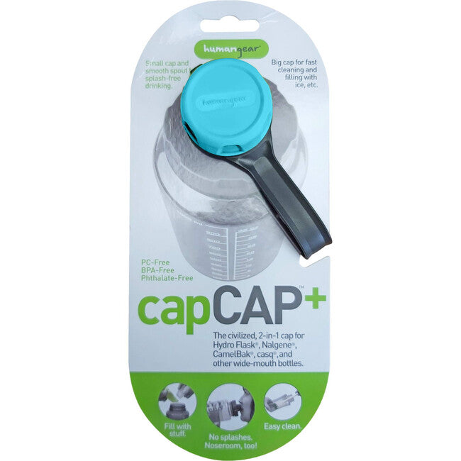 Humangear capCAP+ Bottle Cap 5.3 cm, Light Blue