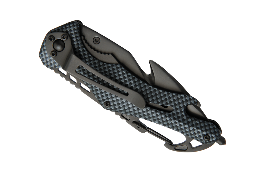 Baladeo ECO202 Emergency Rescue Knife, Black
