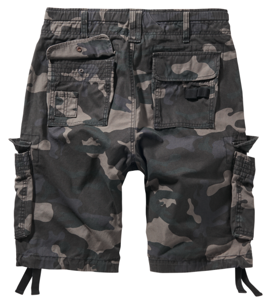 Brandit Pure Vintage Shorts, Dark Camo