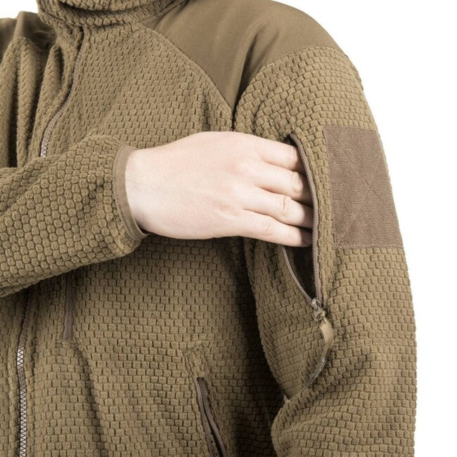 Helikon-Tex Alpha Tactical Fleece Jacket, Coyote