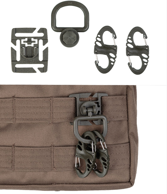 Mil-Tec Ultimate Tactical Carabiner Set, Olive