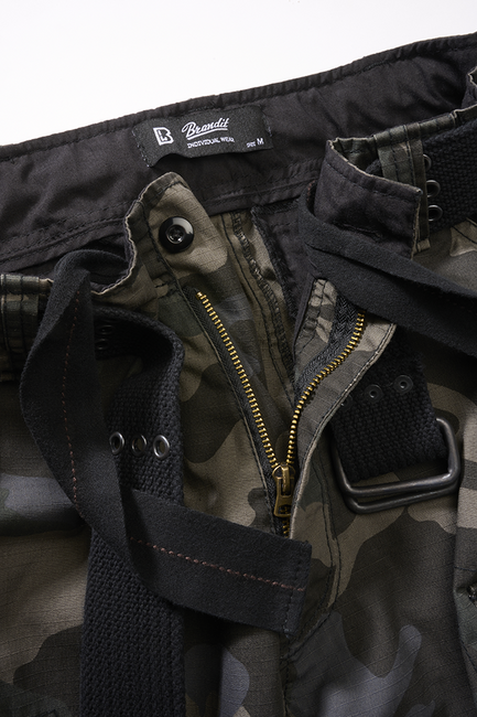 Brandit Savage Ripstop Shorts, Dark Camo