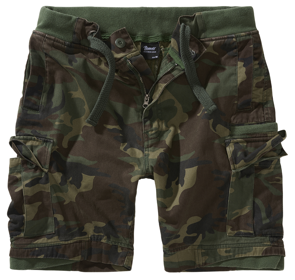 Brandit Packham Vintage kraťasy, woodland