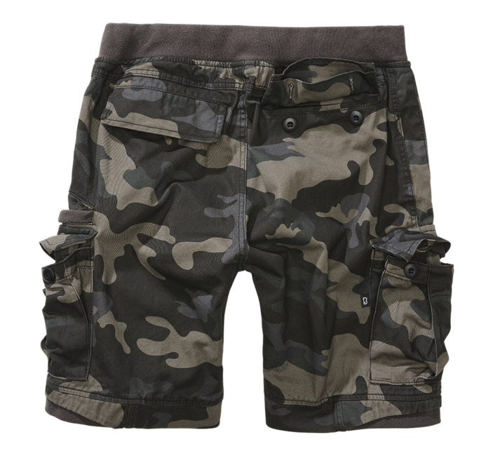 Brandit Packham Vintage Shorts, Dark Camo