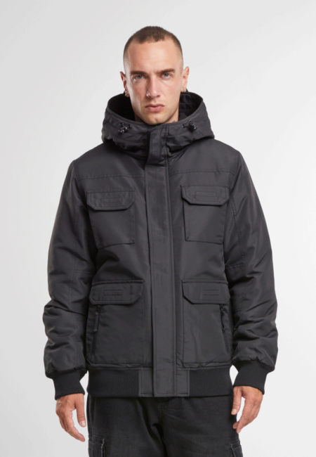 Brandit Men Exploration Men's Winter Jacket, Black