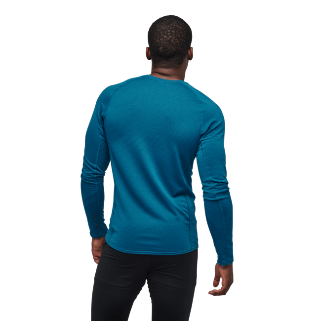 Black Diamond Coefficient Lt Crew Men's Long Sleeve Shirt, Kingfisher
