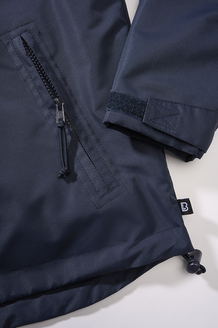 Brandit Women's Frontzip Windbreaker, Navy Blue