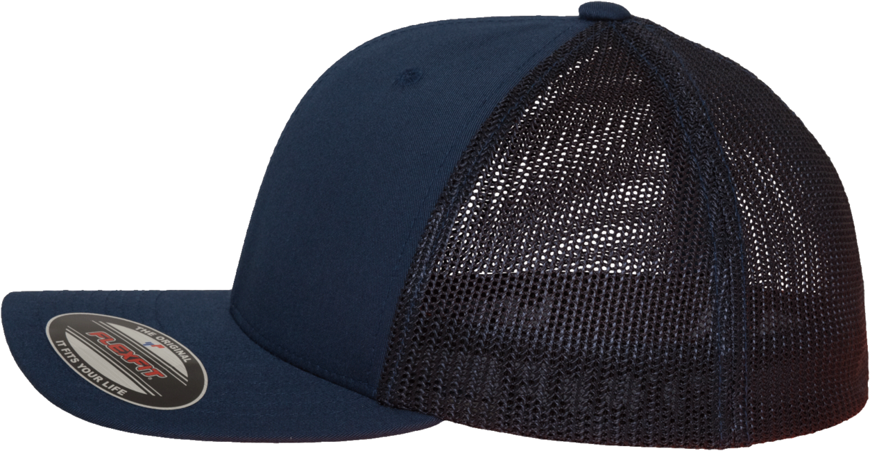 Brandit Flexfit Mesh Trucker Cap, Navy Blue