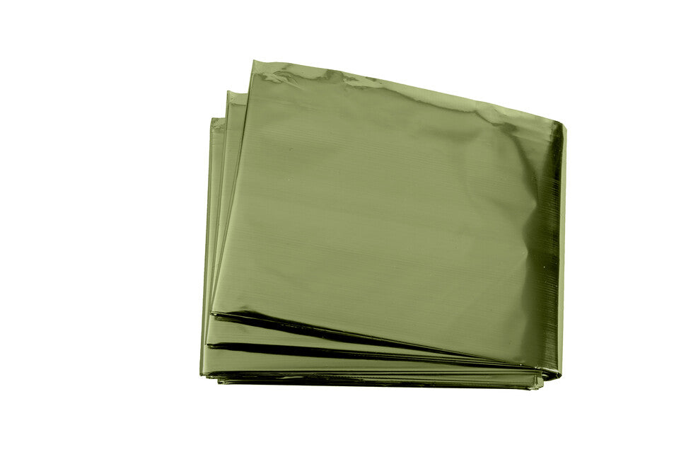 Origin Outdoors Survival Blanket XL, Olive-Silver