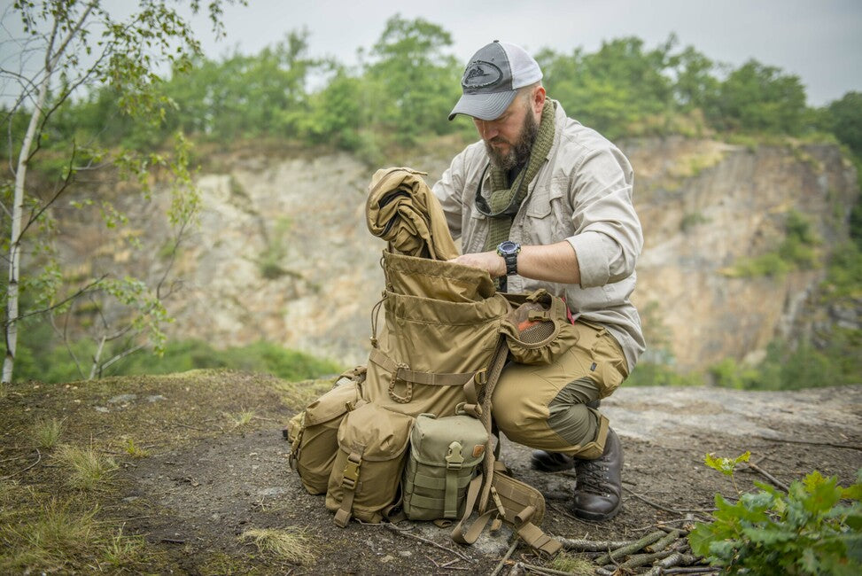 Helikon-Tex HYBRID OUTBACK nohavice - DuraCanvas - Coyote
