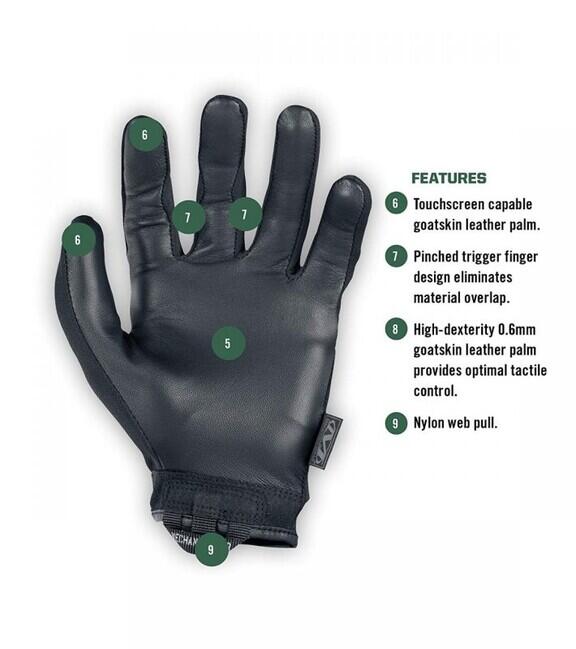 Mechanix Wear Breacher Nomex® Gloves, Black