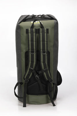 BasicNature Waterproof Bag 60L, Grey-Green