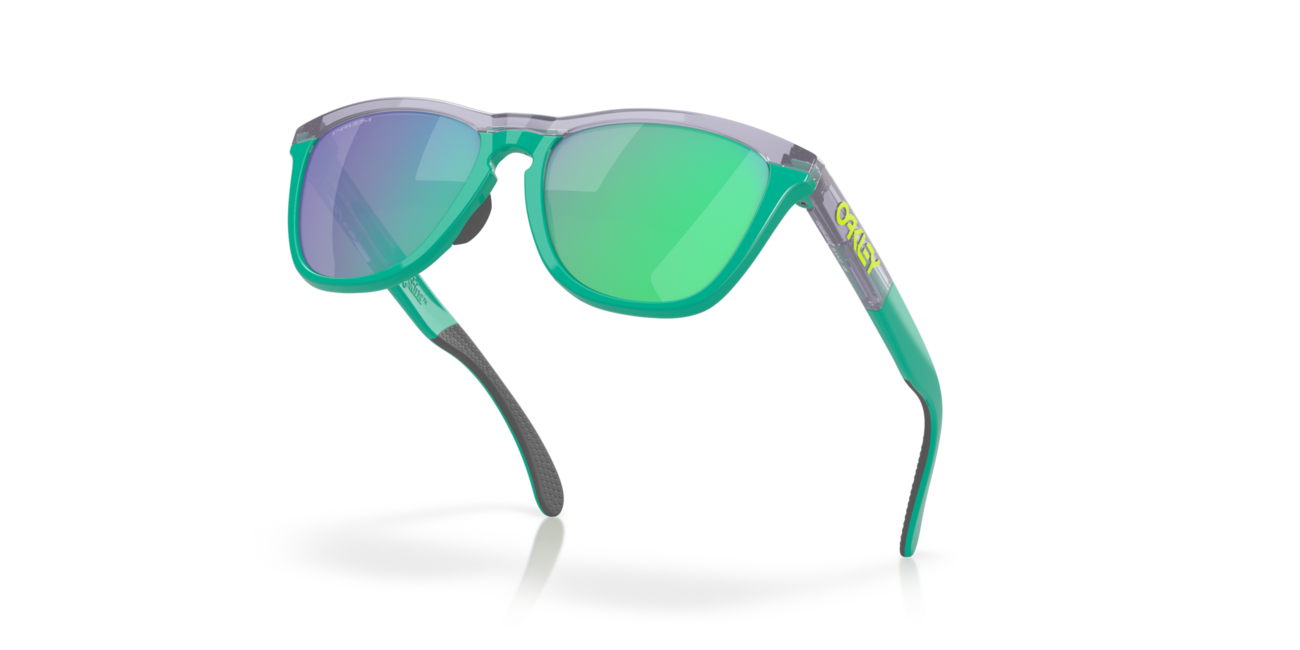 Oakley FROGSKINS RANGE Sunglasses, Trans Lilac/Celeste Frame, Prizm Jade Lenses, 55