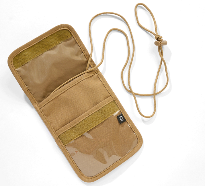 Brandit Neck Pouch, Camel