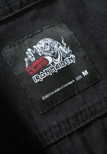 Brandit Iron Maiden Vintage Sleeveless Shirt NOTB, Black