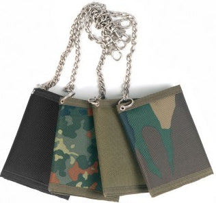 Mil-Tec Wallet with Chain, Woodland