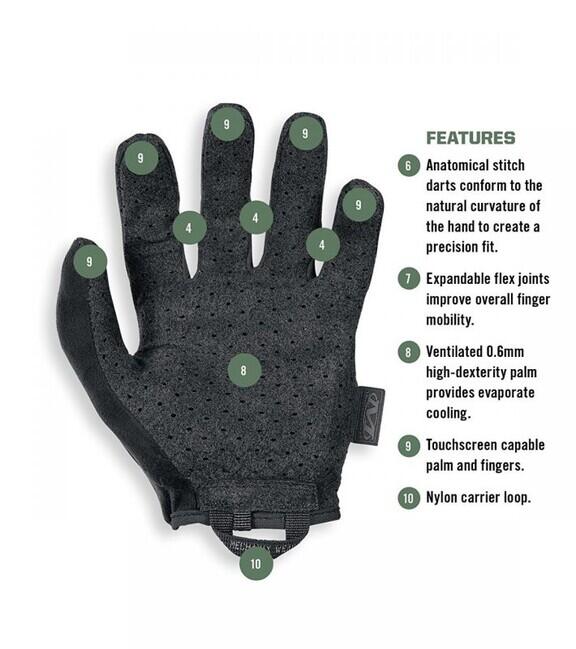Mechanix Wear Vent Specialty Gloves, Black