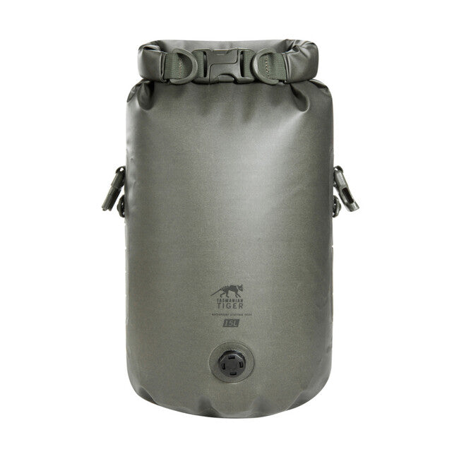 Tasmanian Tiger Stuffbag 15 WPV Waterproof Bag, Stone Grey Olive