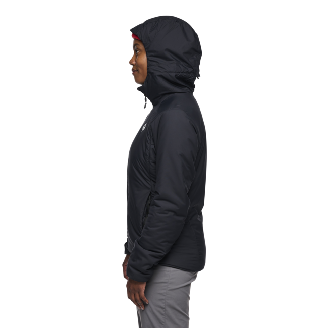 Black Diamond First Women's Light Stretch Hoodie, Black