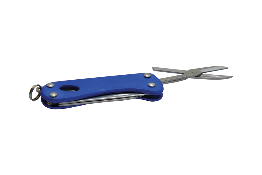 Baladeo ECO167 Barrow Multifunctional Knife, 5 Functions, Blue