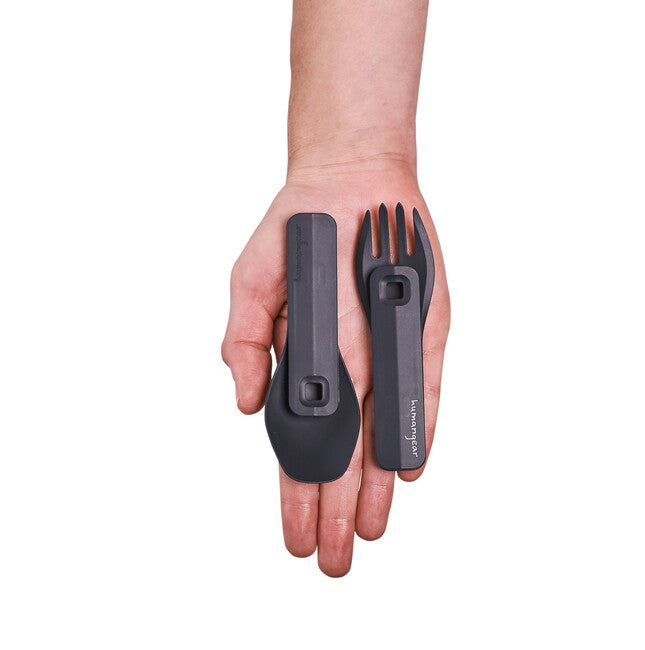 Humangear GoBites CLICK Utensils, Grey