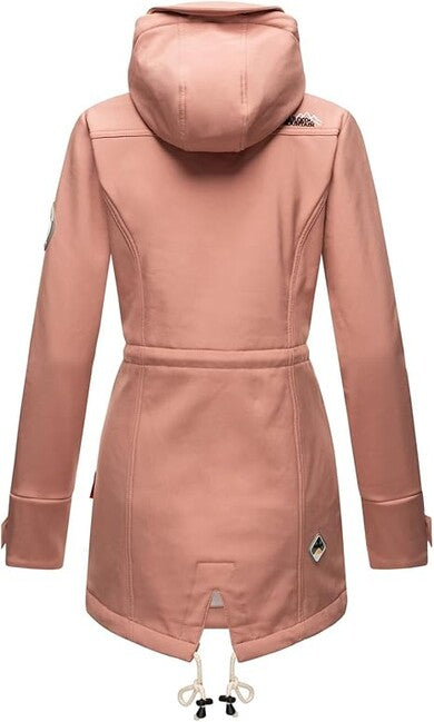 Marikoo Women's Winter Softshell Jacket with Hood Zimtzicke