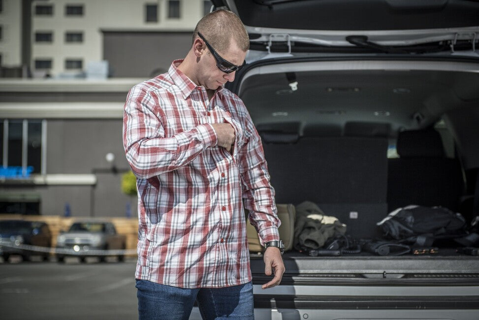 Helikon-Tex TRIP Shirt, Indigo Plaid