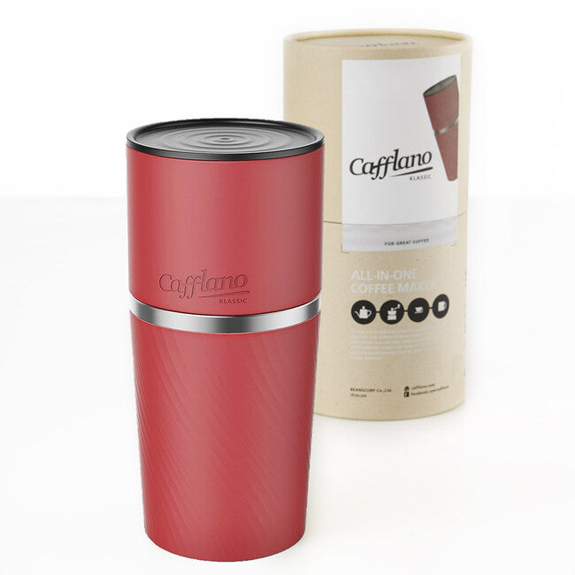 Cafflano Klassic Coffee Maker, Red