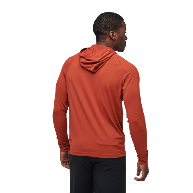Black Diamond Alpenglow Women's Men's Hoodie, Burnt Sienna