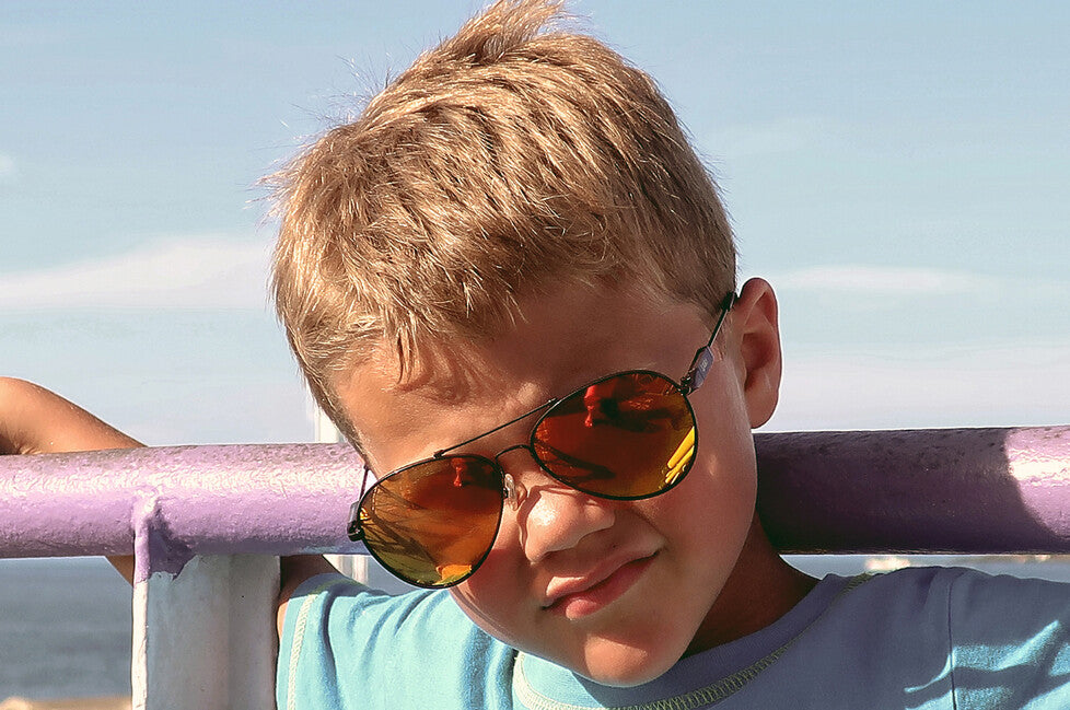 ActiveSol Kids Iron Air Children's Polarized Sunglasses, Orange/Arc