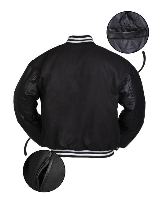 Mil-Tec NY Baseball Jacket, Black