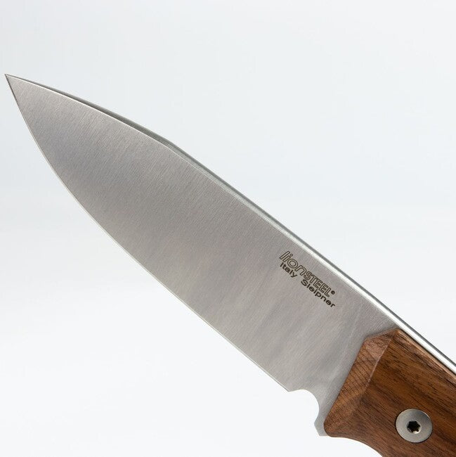 Lionsteel B35 ST Bushcraft Fixed Blade Knife, Sleipner Steel
