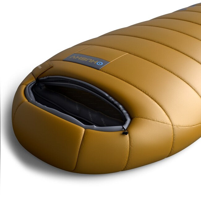 HUSKY Synthetic Three-Season Sleeping Bag -10, Mustard
