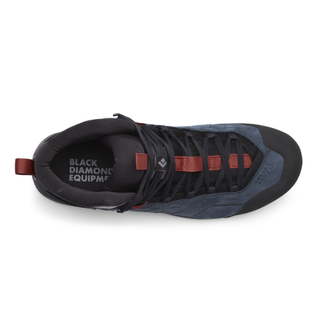 Black Diamond Mission Mid Waterproof Approach Men's Shoes, Eclipse-Red Rock