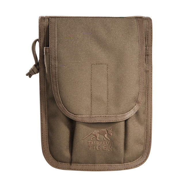 Tasmanian Tiger Note Book Pocket, Coyote Brown