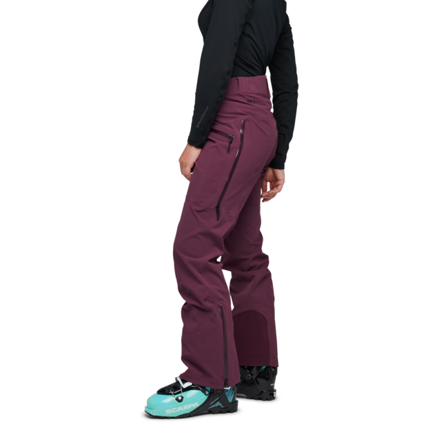 Black Diamond Women's Recon Stretch Ski Pants, Blackberry