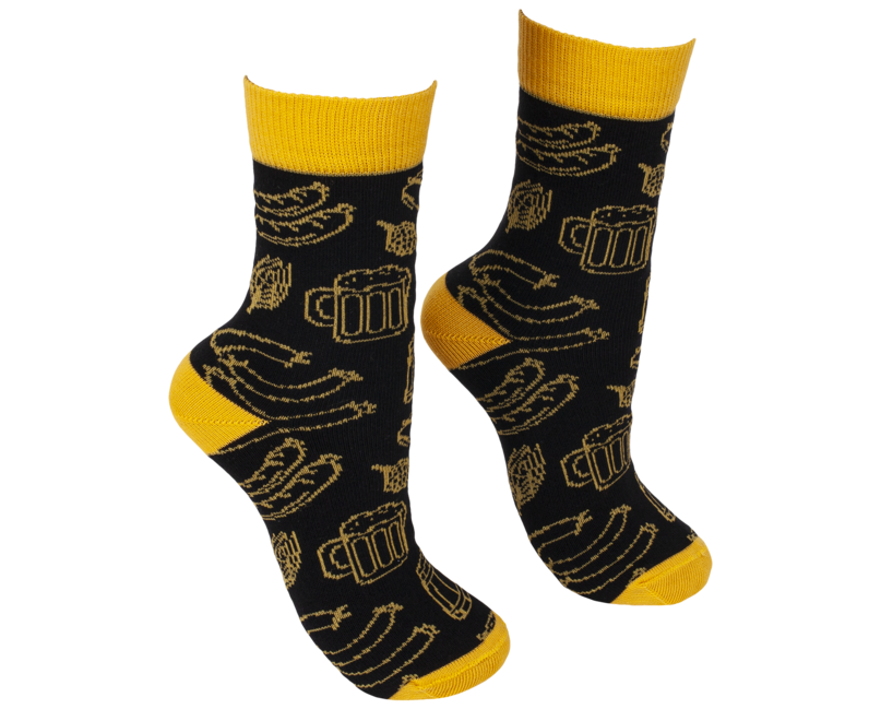 Bennon Bennonky Socks, Yellow/Black