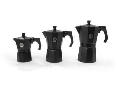 Origin Outdoors Espresso Μοκατόριας 9 Φλιτζανιών, Μαύρο