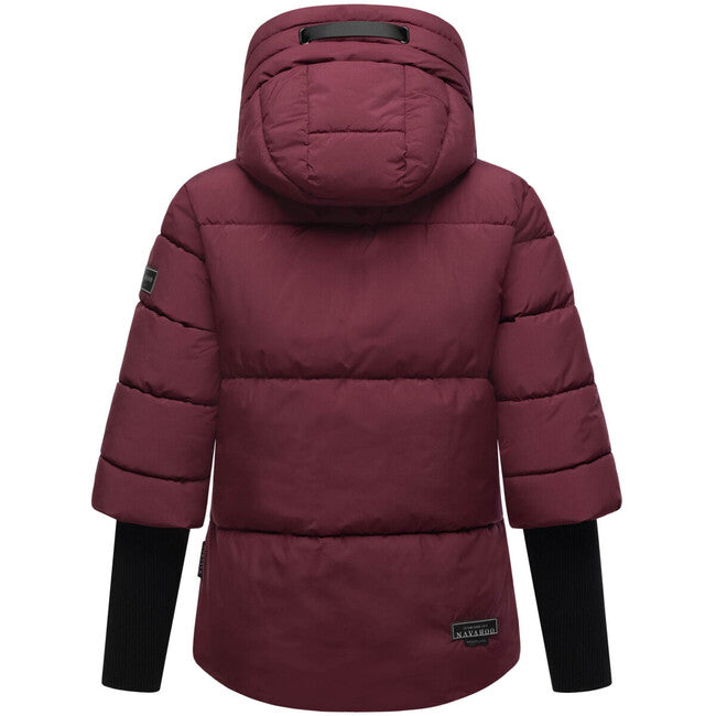 Navahoo Women's Winter Jacket LOTUSHERZ XIV, Wine