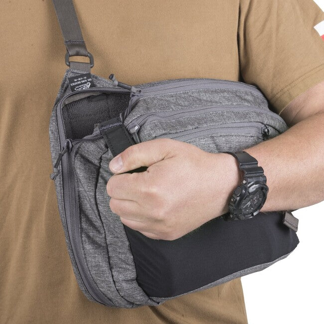 Helikon-Tex EDC Sling Backpack, Black-Grey Melange