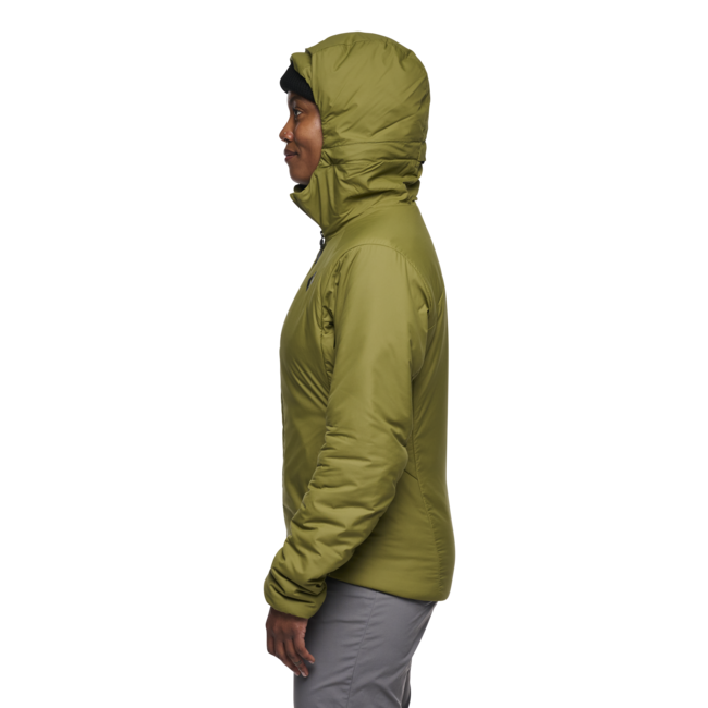 Black Diamond Women's First Light Stretch Hoodie, Crag Green