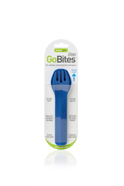 Humangear GoBites DUO Utensils, Blue