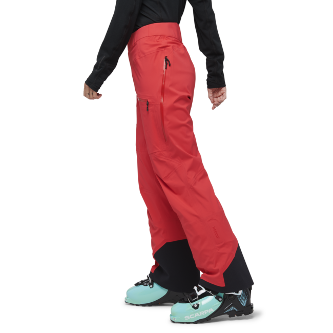 Black Diamond Recon Lt Stretch Women's Pants, Coral Red