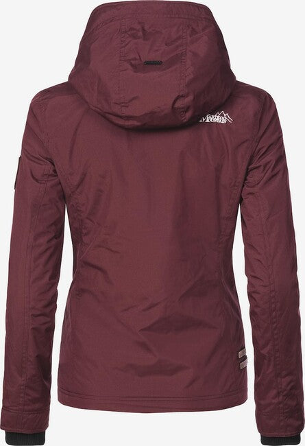 Marikoo Women's Transition Jacket with Hood Erdbeere