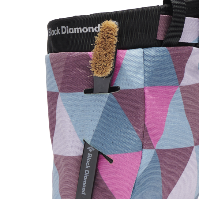 Black Diamond Gym Chalk Bag, Pink Quilt