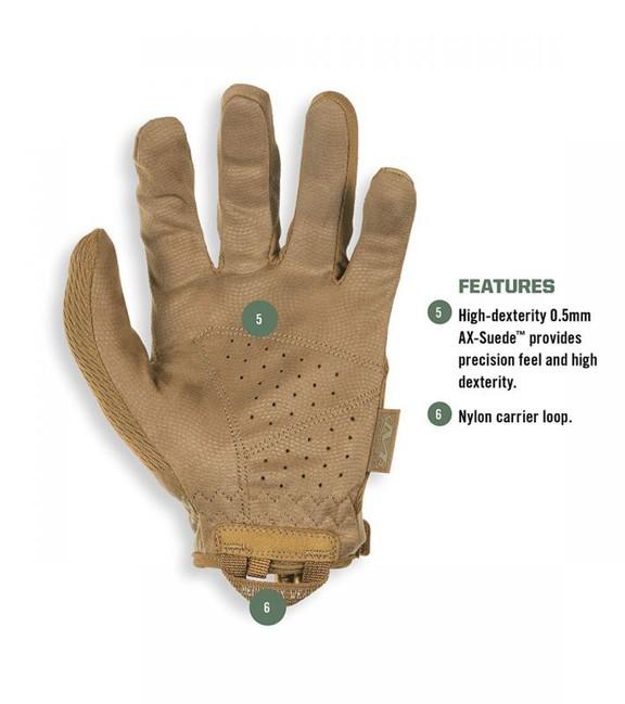 Mechanix Wear Specialty 0.5 Gloves, Coyote