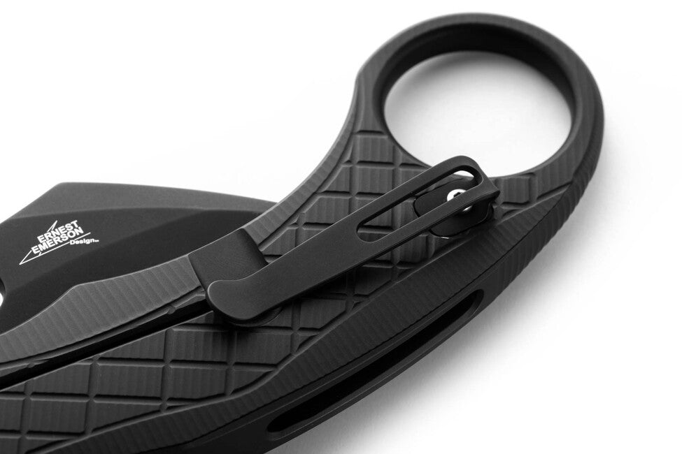 Lionsteel L.E. ONE 1 A BB Karambit Knife, Black/Chemical Black