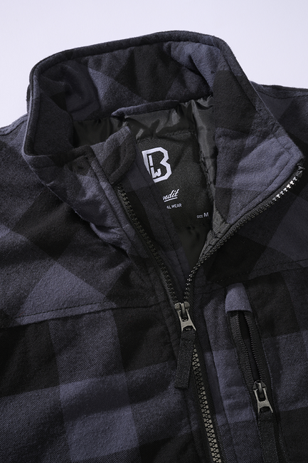 Brandit Lumber Vest, Black/Grey