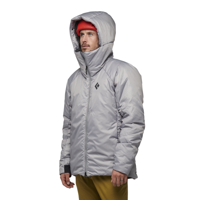 Black Diamond Belay Women's Men's Parka, Pewter