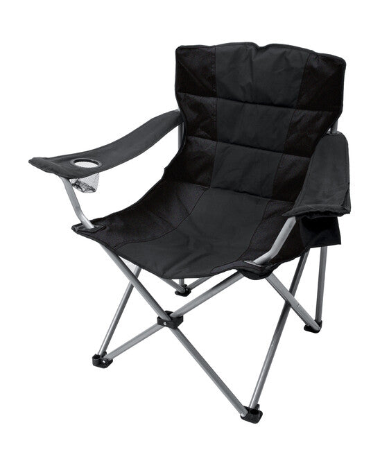 BasicNature Holiday Travel Chair, Black